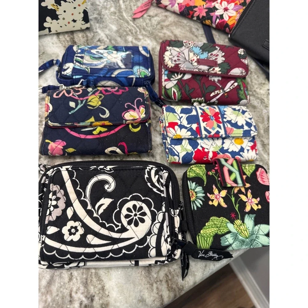 Lot of Vera Bradley  collection various colorful, quilted cotton purses wallets - Picture 4 of 8